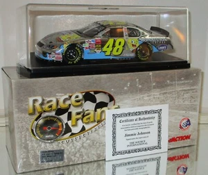 2003 JIMMIE JOHNSON#48 LOWE'S SPONGEBOB PLATINUM AUTOGRAPHED W/COA 1 OF 624 - Picture 1 of 15