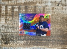 2004 SP Prospects National Honors USA Ryan Zimmerman Signed Rookie Jersey Card