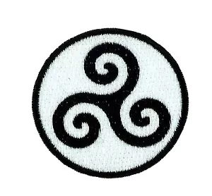 Celtic Trieskel Backpack Embroidered Thermo Sticker Patches - Picture 1 of 1