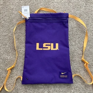 Nike LSU Tigers Training Backpack Bag Purple - Picture 1 of 3