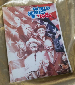 1984 World Series Baseball Program Detroit Tigers San Diego Padres - Picture 1 of 1