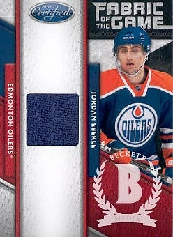 2011-12 Certified Fabric of the Game #58 Jordan Eberle Jersey /399 - NM-MT - Image 1 of 1