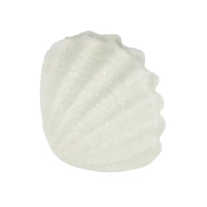 LED Deko Echtwachs Kerze Shelly Muschel weiß RGB Fernbedienung Timer maritim  - Bild 1 von 15