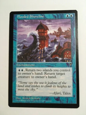 MTG Flooded Shoreline Visions VLP/NM Magic the Gathering - Image 1 of 3