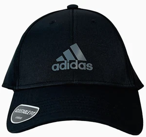 Cappellino da baseball Adidas uomo Decision II nero e grigio onice vestibilità regolabile Aeroready - Foto 1 di 8
