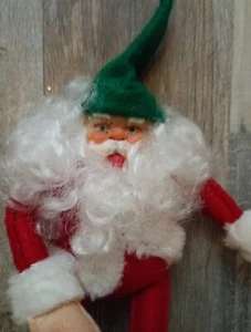 Pixie Knee Hugger Weihnachtsmann Elfe Regal Sitter Vintage Selten B-3 - Bild 1 von 4
