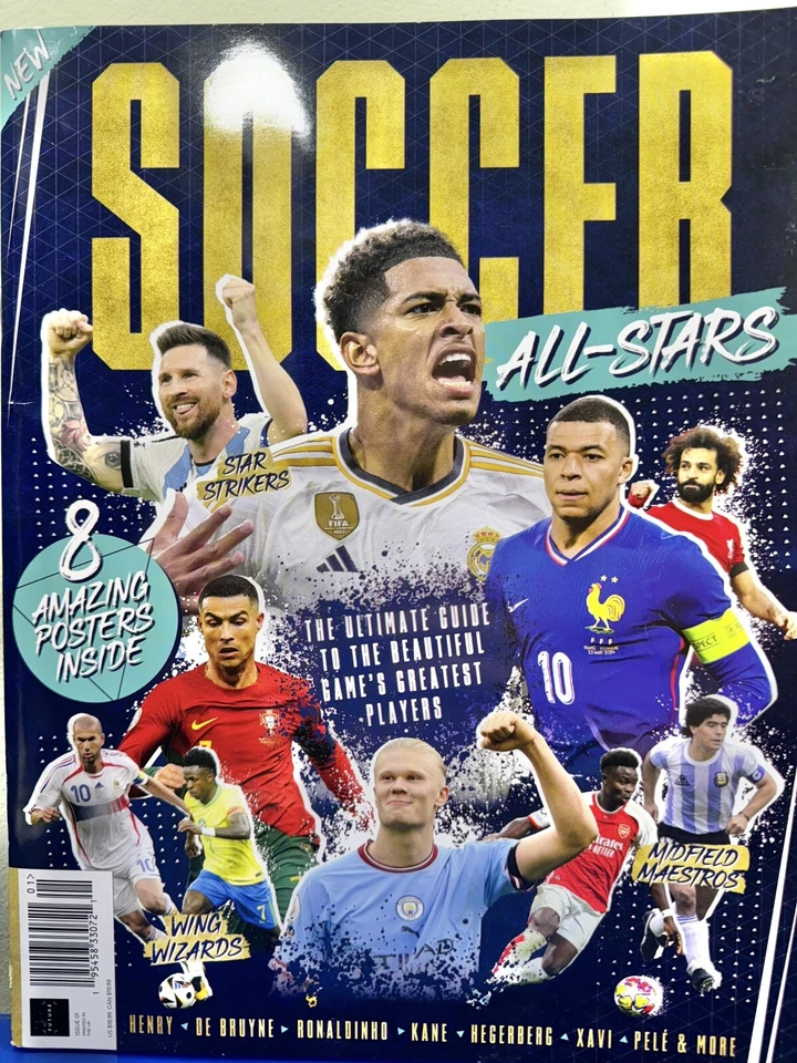 SOCCER ALL-STARS Future SPECIAL EDITION Includes 8 POSTERS Ultimate GUIDE 2024  - Image 1 of 1