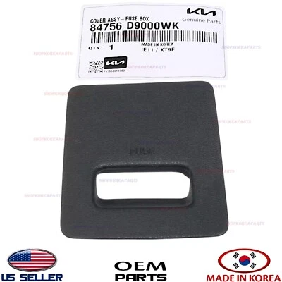 Cubierta de caja de fusibles interior genuina OEM negra 2016-2019 Kia Sportage 84756-D9000WK Foto 1 de 3