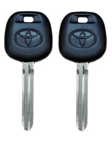 2 Transponder Key Blanks for Toyota 4D67 4D-PT - Picture 1 of 1