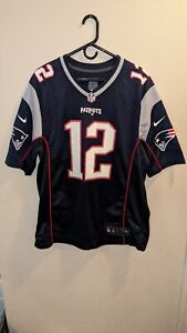 Tom Brady New England Patriots #12 Nike Jersey Size Large