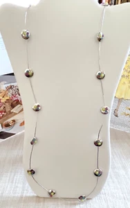 SWATCH Geometric Scattered Charm Station Necklace, NWOT - Picture 1 of 12