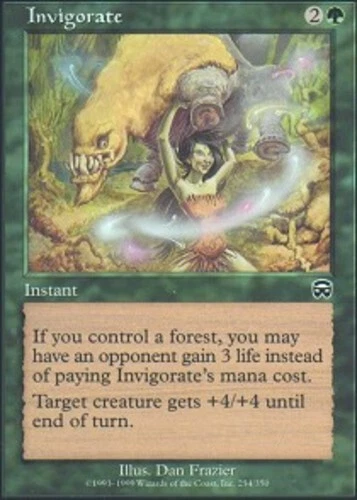 MTG - Invigorate - Mercadian Masques - NM, English Magic FLAT RATE SHIP - Image 1 of 1