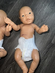 Vintage Newborn Baby Junge anatomisch korrekte Puppe Jesmar Made in Spain - Bild 1 von 9