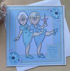 Handmade Personalised Funny Witty Female Birthday Card