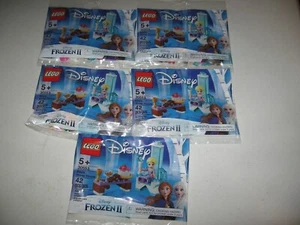 LEGO FROZEN II GIRL'S BIRTHDAY PARTY LOT OF 5 POLYBAGS NEW - Picture 1 of 4