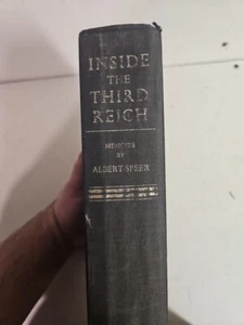 1970 INSIDE THE THIRD REICH HARDCOVER BOOK - MEMOIRS BY ALBERT SPEER, A8 - Picture 1 of 11