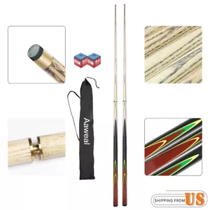 2er SET POOL-CUES 57 Zoll Snooker/Pool-Cues Billardsticks mit 9,5 mm Spitzen - Bild 1 von 9