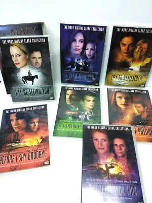 Mary Higgins Clark Boxed Set of 7 Movies DVD Crime Passion Murder Suspense - Image 1 of 4