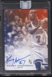 2015-16 Panini Replay Intrigue KENNY ANDERSON Auto /3 Buy Back Autograph Card - Picture 1 of 2