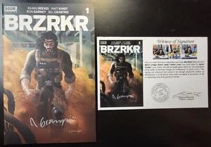 BRZRKR (2021) #1 (1:25 Brown Smoke Variant) SIGNED Rafael Grampa Notarized WOS - Picture 1 of 6