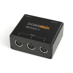 DOREMiDi MIDI MERGE-3 Guitar Five-pin Interface MIDI Host Box Adapter Converter - Picture 1 of 9