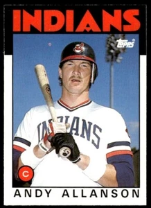 1986 Topps Traded #1T Andy Allanson RC ROOKIE - Picture 1 of 3