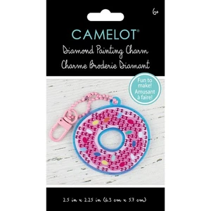 Camelot Dots Diamond Art Kit 2.5"X2.25" -Doughnut Sprinkle Charm 5A002CPK-1GG8C - Picture 1 of 8