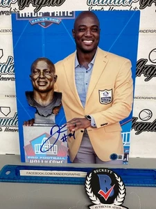 DEMARCUS WARE NFL HOF FIRMATO AUTOGRAFO 8x10 FOTO CALCIO BECKETT BAS - Foto 1 di 4