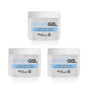 3pz Gel per Capelli Revergel Helen Seward al Cocco Fissaggio Forte 500ml - Foto 1 di 1
