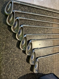 Ping G5 Green Dot R-flex Graphite Shafts 4-9 PW, SW - Picture 1 of 5