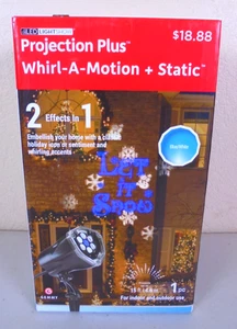 Spettacolo di luci LED Whirl-A-Motion + proiezione statica più "Let It Snow" NUOVO IN SCATOLA - Foto 1 di 3