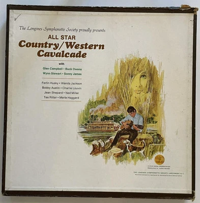 All Star Country / Western Cavalcade 6-LP Box Set NM Wanda Jackson Merle Haggard - Image 1 of 4