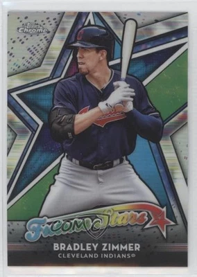 2018 Topps Chrome Future Stars Bradley Zimmer #FS-5 - Image 1 of 2