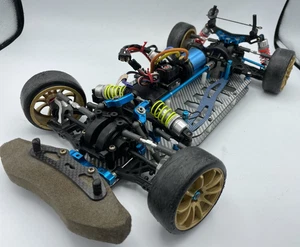 For parts Tamiya TB03 TB-03 Tech racing chassis with brushless motor and ESC - Picture 1 of 20