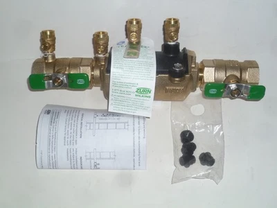Zurn Wilkins 1 pol. Válvula prevenidora de refluxo de verificação dupla 350XL - Imagem 1 de 4