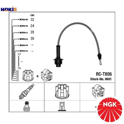 KIT CABLE ENCENDIDO 9681 PARA TOYOTA VAN MASTER/ACE/SURF/Bus TARAGO HILUX/IV 1.8L Foto 1 de 4