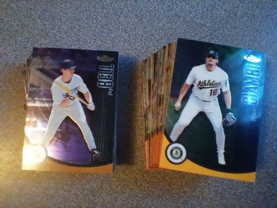 2001 TOPPS "FINEST" LOT  99/110 HOF  HENDERSON, MADDUX, RIPKEN +++ - Image 1 of 3