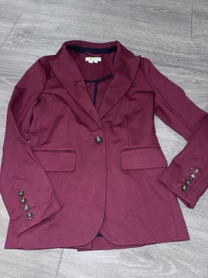 Женская куртка Boden Blazer темно-бордовая размер 4  - Изображение 1 из 4
