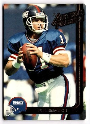 1991 Action Packed - Phil Simms #188 New York Giants  - Image 1 of 2