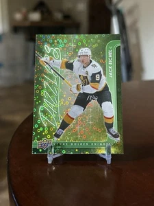 Jack Eichel 2024-25 cubierta superior serie 2 #DZ-91. Green Dazzlers - Imagen 1 de 2