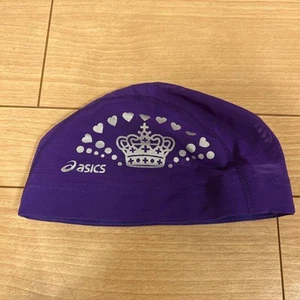 Asics Swimming Cap L Size Purple - Picture 1 of 4