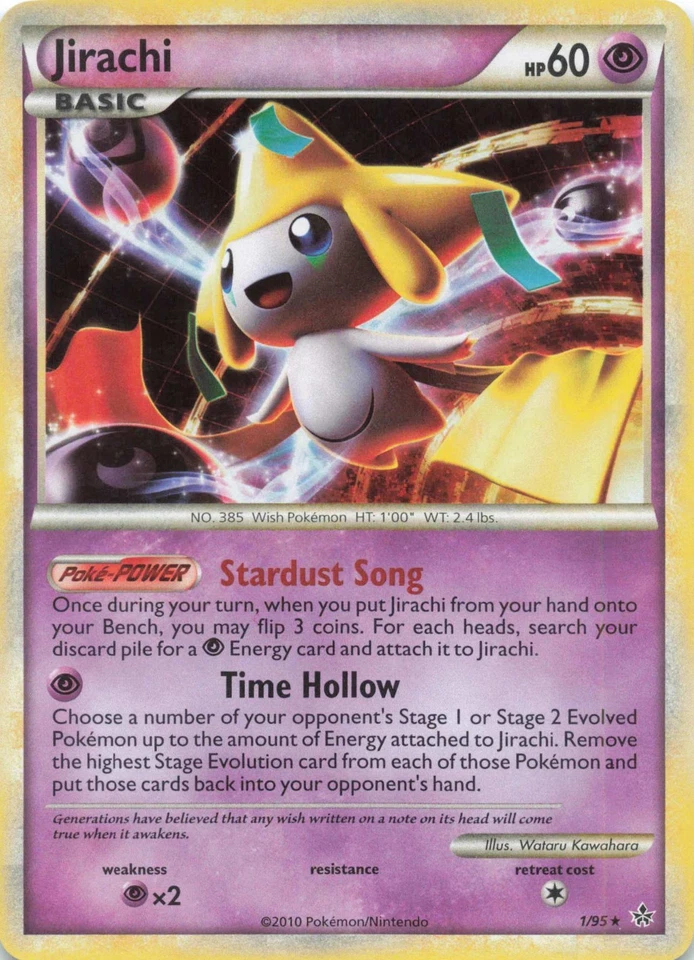 Jirachi 1/95 Unleashed Holo Rare - Image 1 of 2