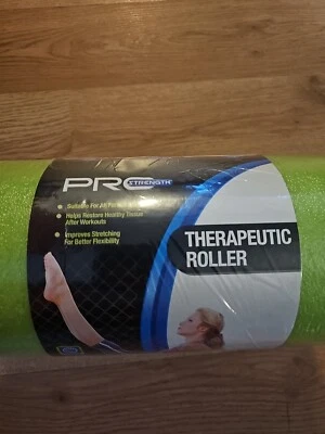 New/Sealed Pro Strength Therapeutic Foam Roller, Green, Made in USA, Free Ship - Image 1 of 4