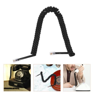 Extendable Phone Cord Landline Handset Cord Telephone Curly Cord Phone Receiver - Zdjęcie 1 z 12