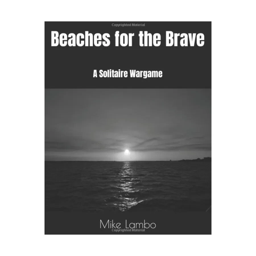 Mike Lambo Beaches for the Brave: A Solitaire Wargame Paperback VG+ Free Ship US - Image 1 of 1