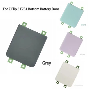 Battery Door Bottom Back Cover Glass for Samsung Galaxy Z Flip 5 Replace Parts - Picture 1 of 10
