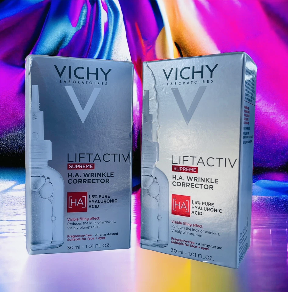 Vichy LiftActiv Supreme H.A. Wrinkle Corrector Hyaluronic Acid Face Serum - 1oz