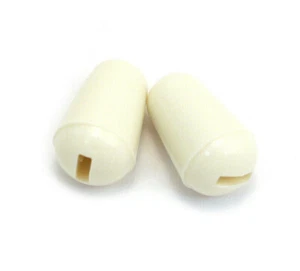 (2) Parchment Switch Tips for USA Strat® CRL Oak Grigsby 3/16" Lever SK-0710-050 - Picture 1 of 1