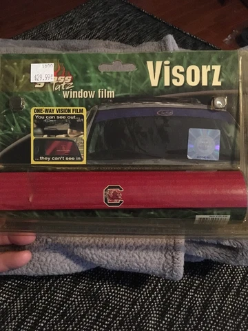 South Carolina Gamecocks Adhesive Car Visor Window Film Red Visorz Glass New Cover