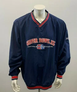 Super Bowl XL 2006 Reebok Herren Gr. XL Langarm Polyester Pullover Detroit M - Bild 1 von 4